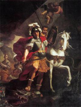 Mattia Preti : St George Victorious Over The Dragon